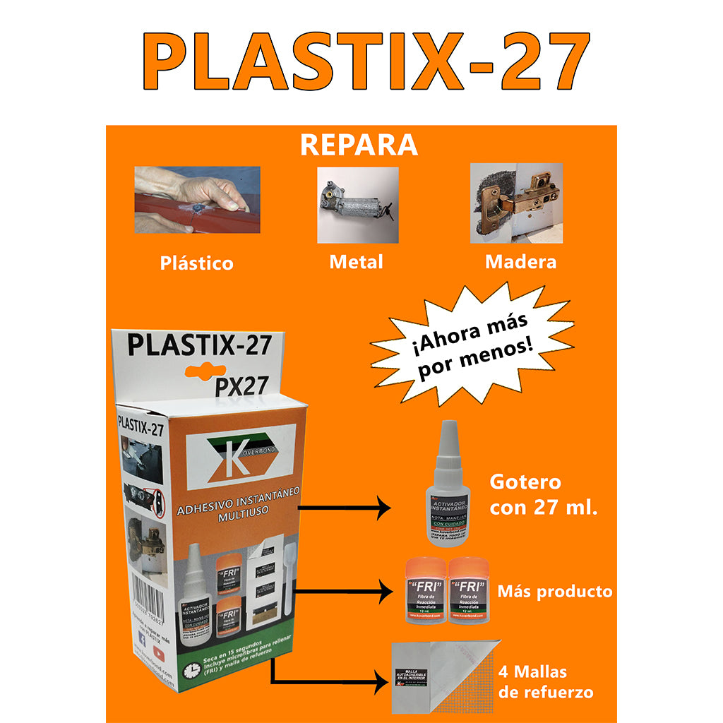 Poster Modelo B: PLASTIX-27 – KOVERBOND MX